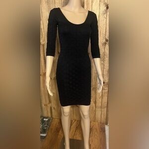Tight stretchy short dress with half sleeves Sz XS-Small